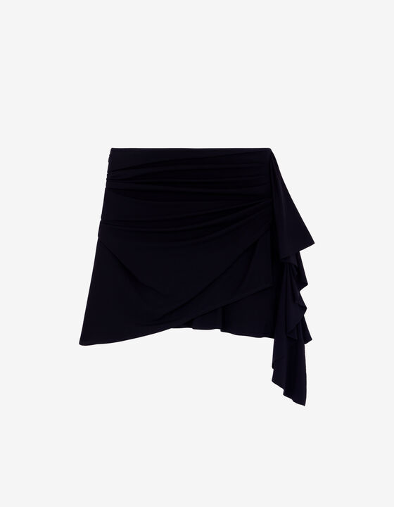 DRAPED MINI SKIRT