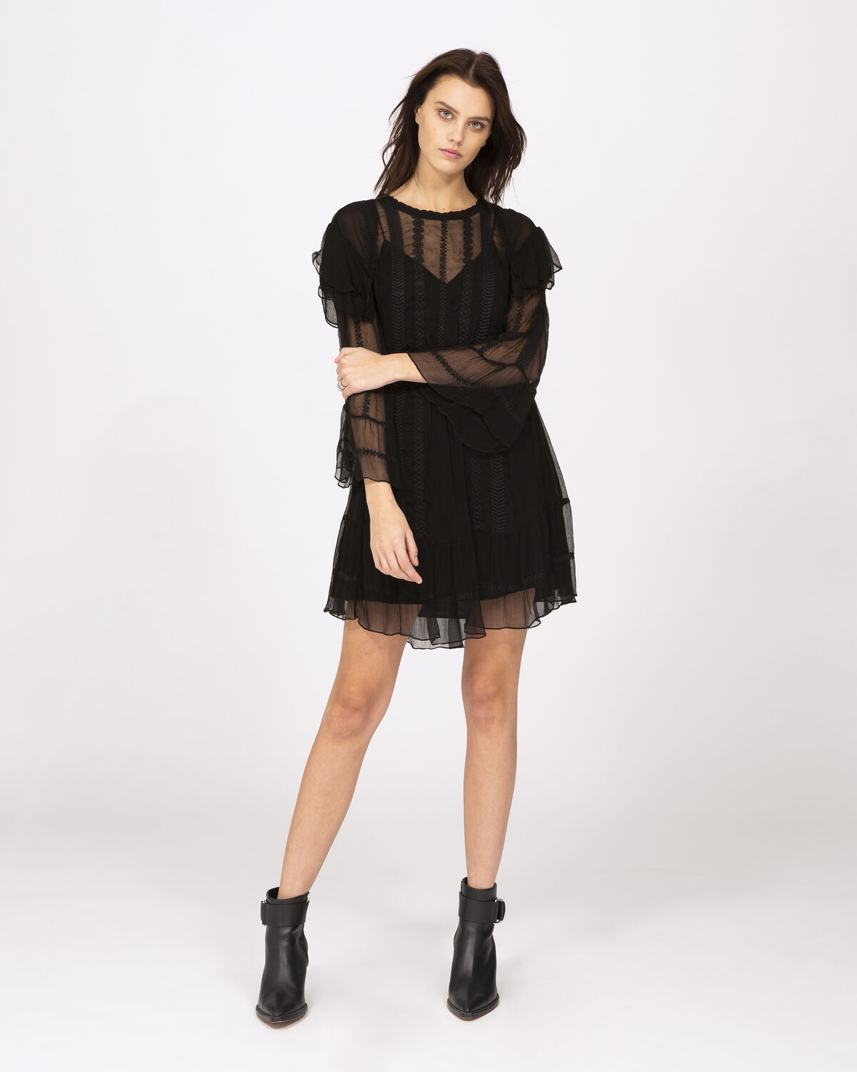 Western Dress Black by IRO Paris