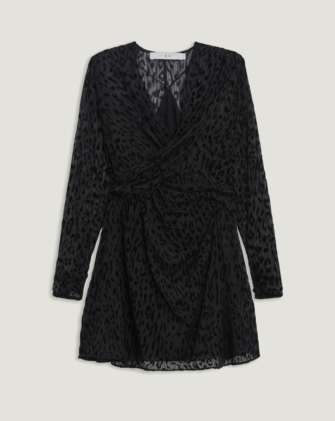 LAYANA LONG SLEEVE MINI DRESS image number null