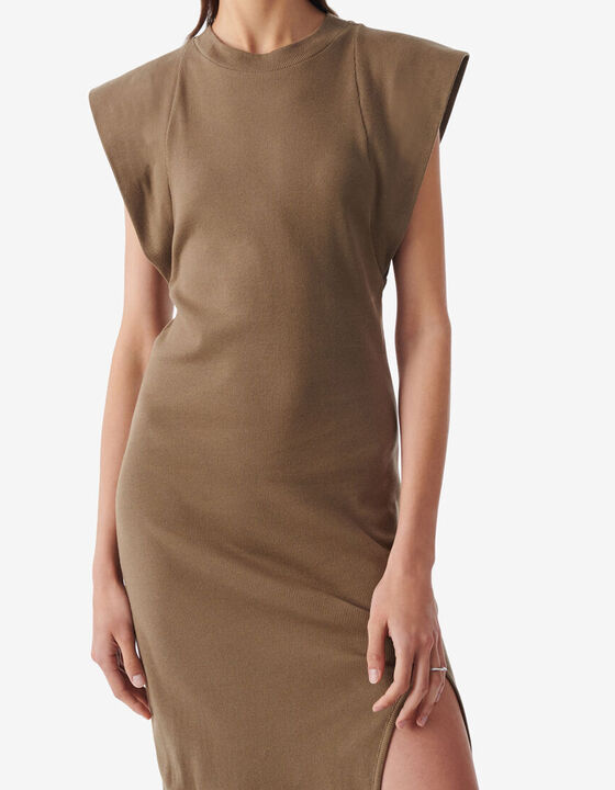 MAXI RIBBED DRESS