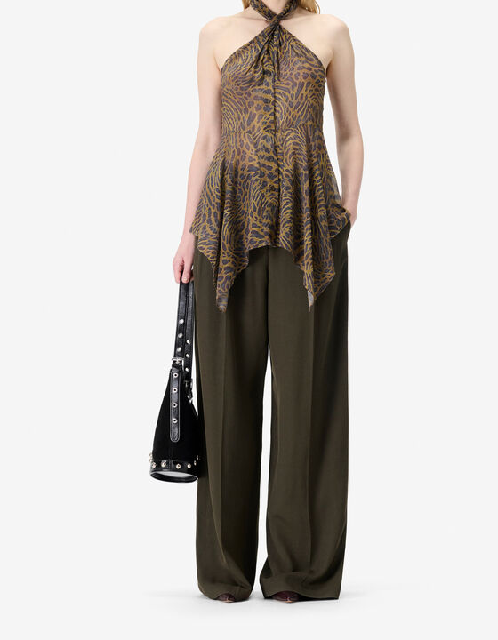 HIGH-WAISTED TROUSERS
