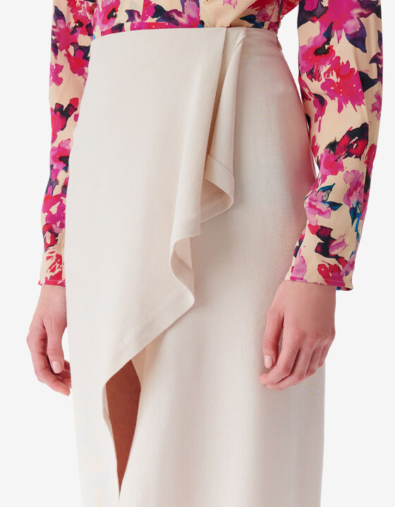 JUPE LONGUE ASYM&Eacute;TRIQUE