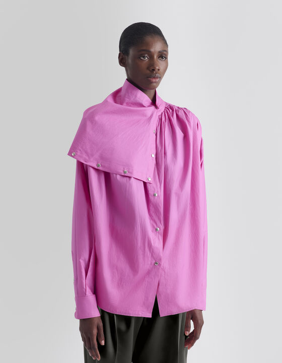 REMOVABLE SCARF SHIRT