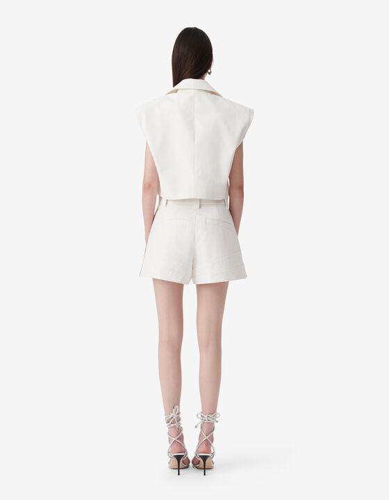 SHORT TAILLE HAUTE &Agrave; D&Eacute;COUPES