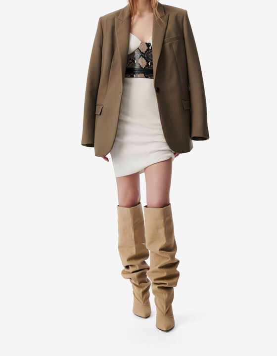 ROBE COURTE C&Ocirc;TEL&Eacute;E