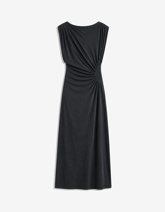 DRAPED LONG DRESS