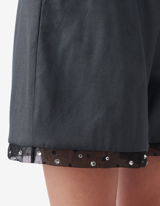 SHORT &Agrave; STRASS