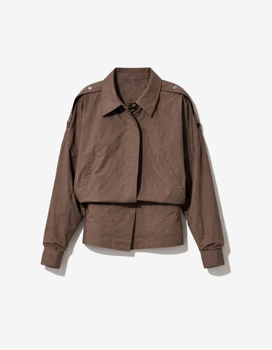 LOOSE-FITTING JACKET WITH EPAULETS