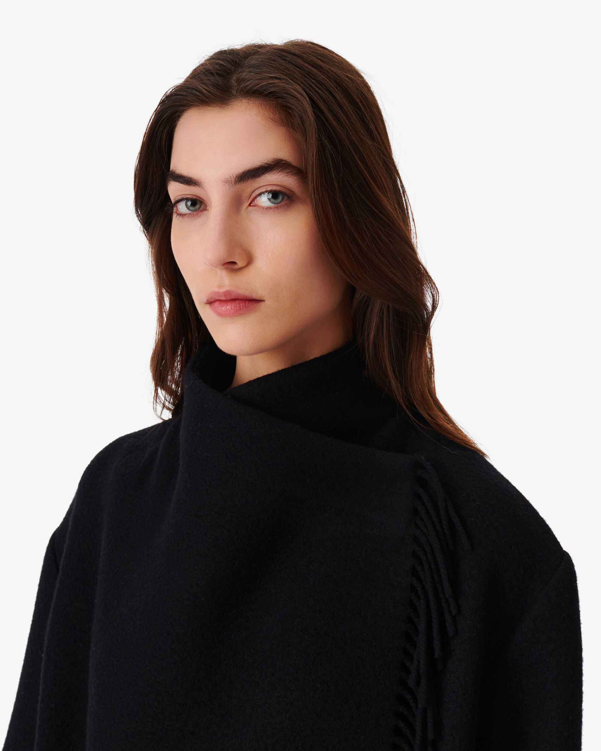 IRO ESSENTIALS | FRINGED COAT