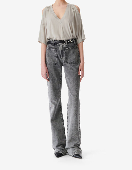 OVERSIZED V-NECK T-SHIRT