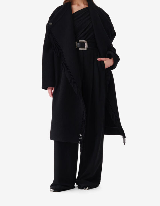 MANTEAU &Agrave; FRANGES