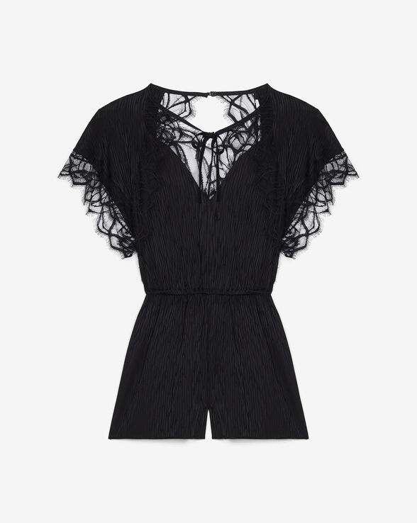 HAKU LACE V-NECK PLAYSUIT