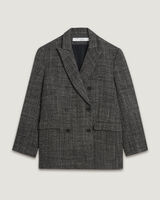 SIGO TWEED OVERSIZED BLAZER JACKET image number null