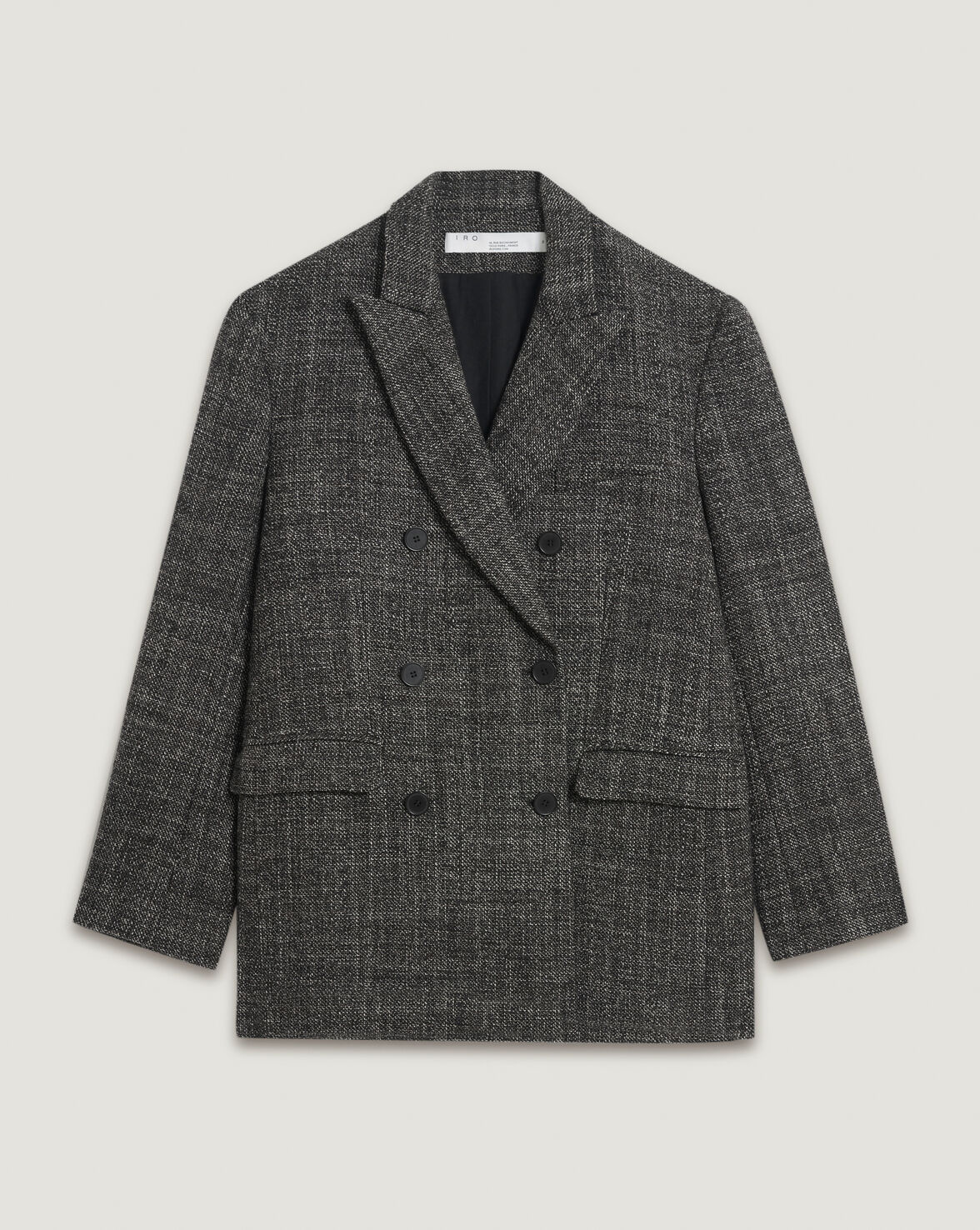 SIGO TWEED OVERSIZED BLAZER JACKET image number null