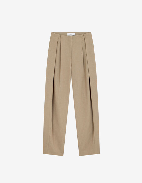 PANTALON LARGE &Agrave; PINCES