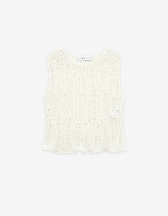 TOP EN MAILLE L&Acirc;CH&Eacute;E