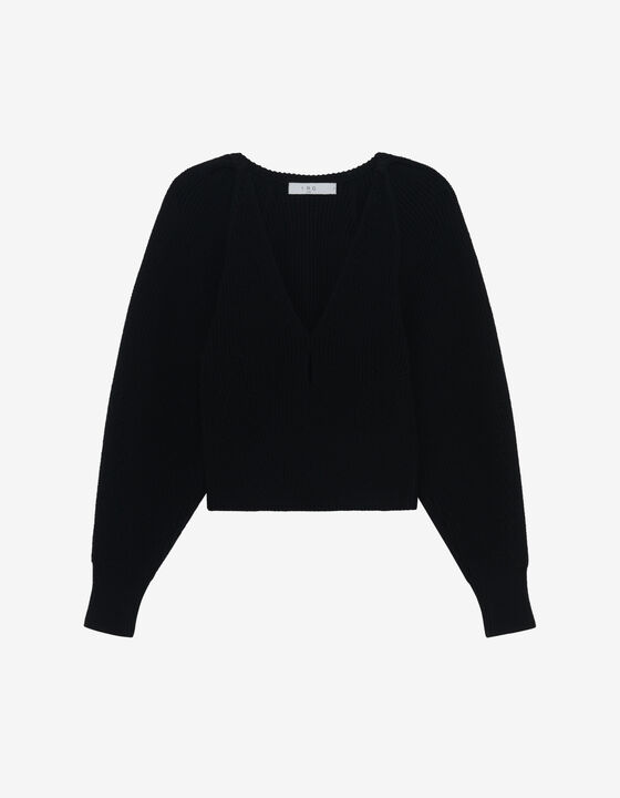 V-NECK WOOL SWEATER