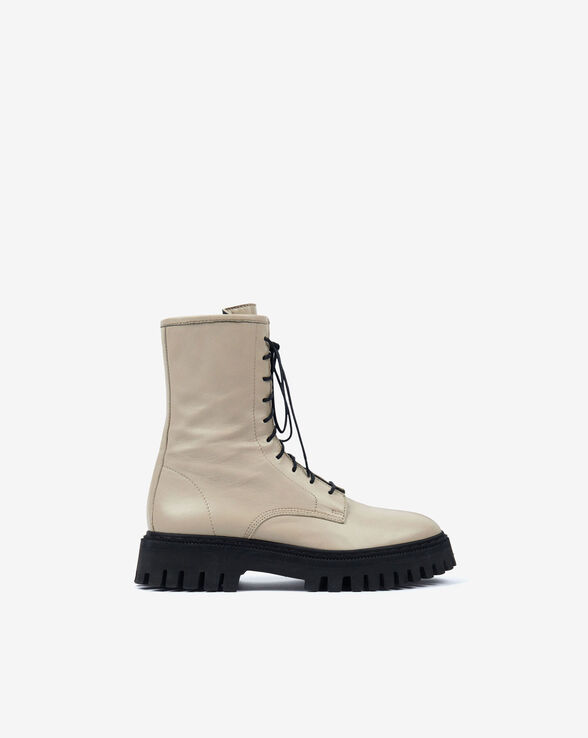 KOSMIC LACE-UP LEATHER COMBAT BOOTS