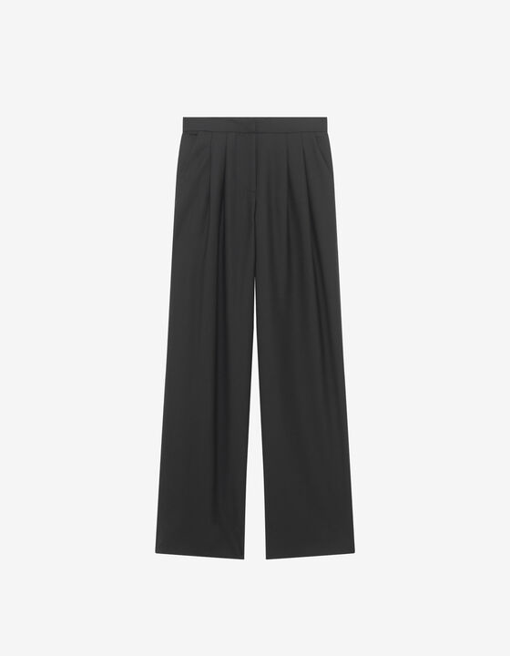WOOL SUIT TROUSERS