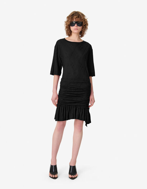 TEXTURED ROUND NECK T-SHIRT