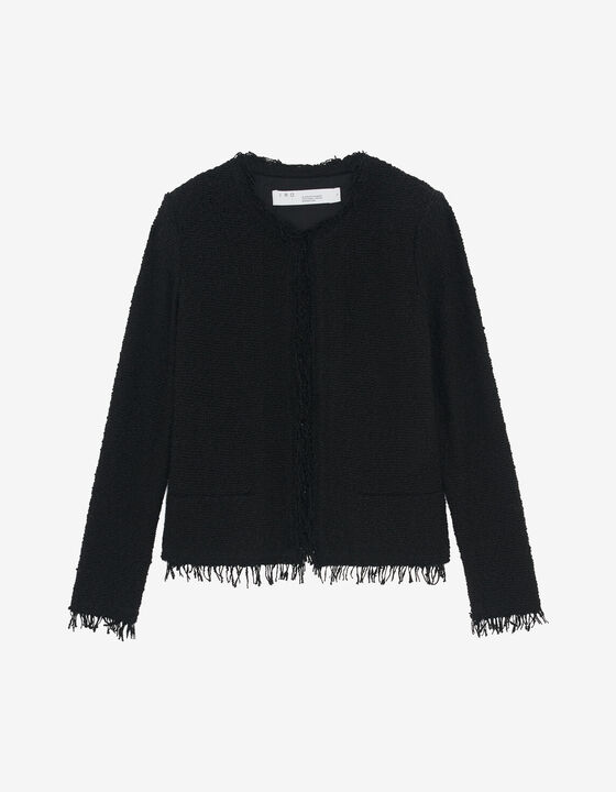VESTE CLASSIQUE À FRANGES