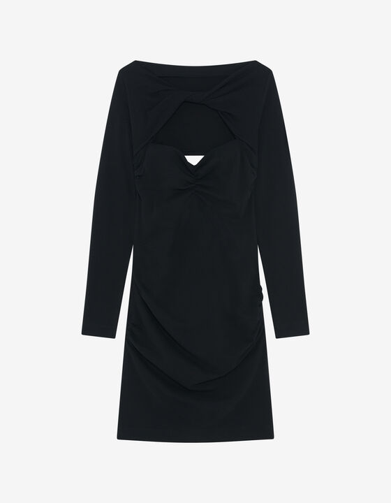 SHORT PLEATED DRESS