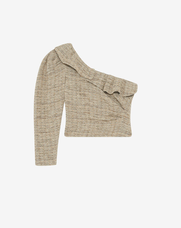TOP ASYMÉTRIQUE EN TWEED LIZY