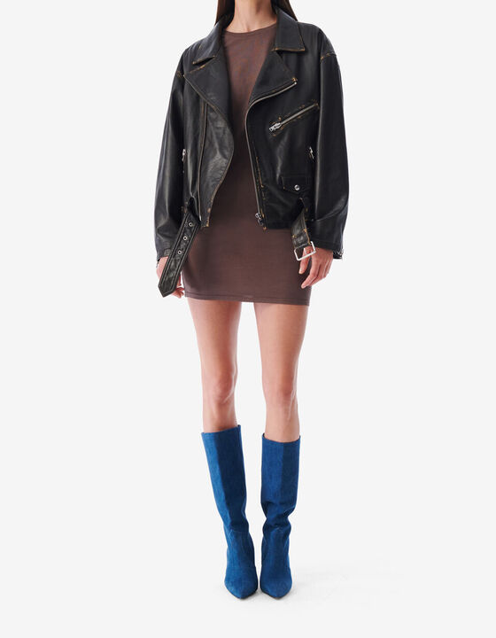 SHORT T-SHIRT DRESS WITH IRO LOGO