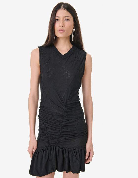 SHORT TEXTURED DRESS