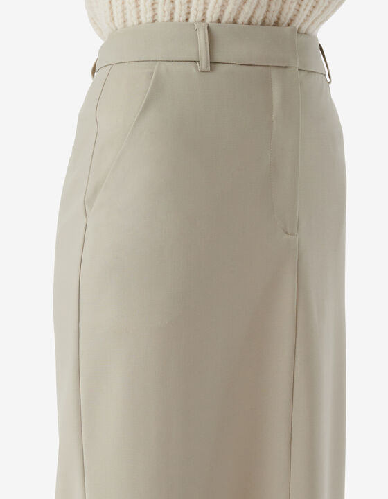 MAXI WOOL SKIRT