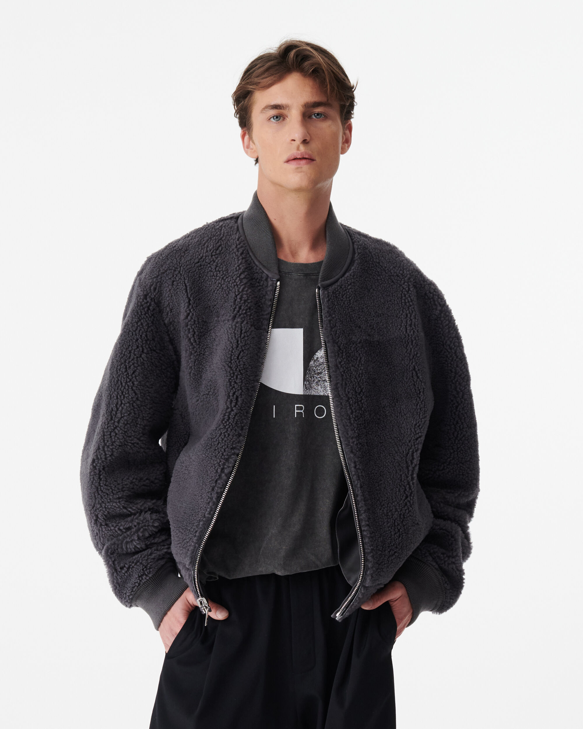 IRO FALL WINTER 24 COLLECTION MIEKO REVERSIBLE LEATHER JACKET