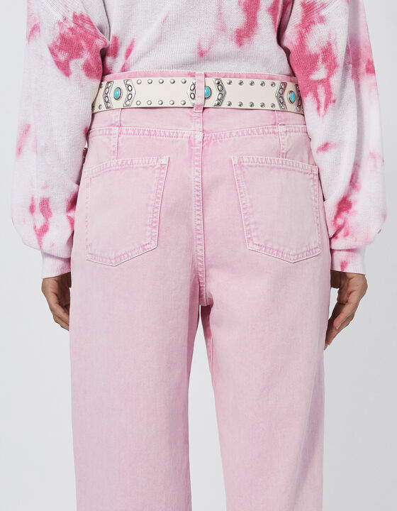 FADED HIGH WAIST JEANS