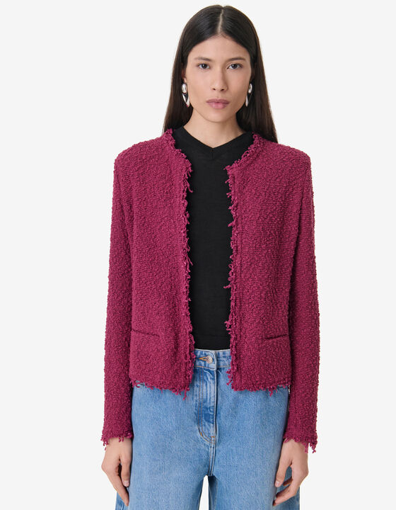 TEXTURED TWEED JACKET