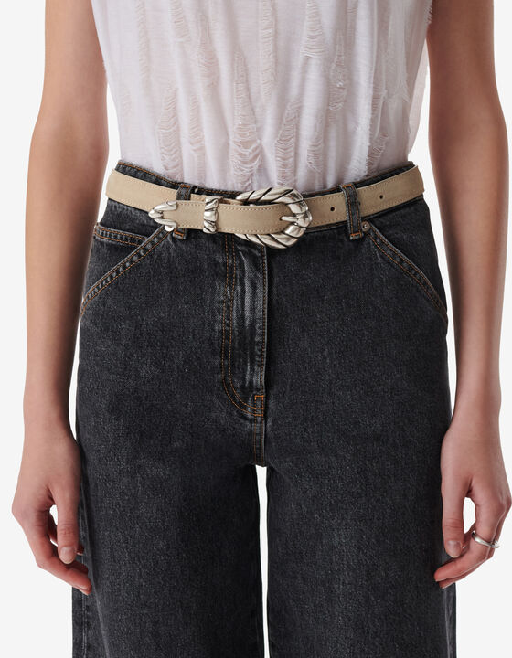 SUEDE LEATHER BELT