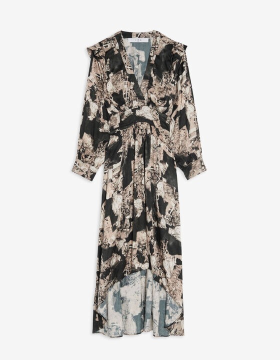 NUNA LONG PRINTED DRESS