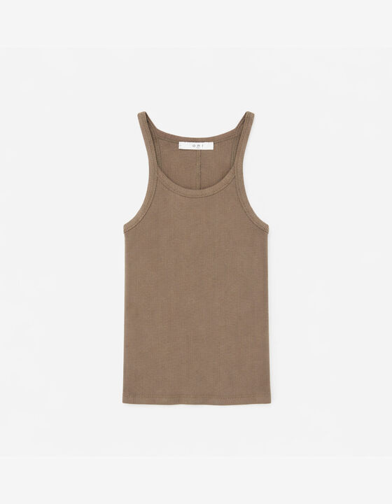 RIBBED TANK TOP