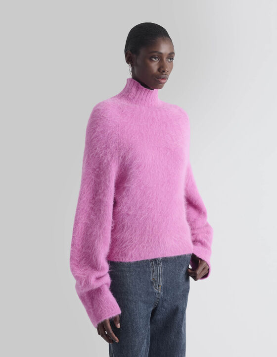 HIGH-NECK KNITTED SWEATER