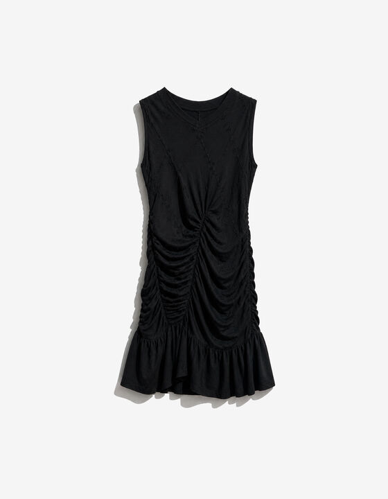 ROBE COURTE TEXTUR&Eacute;E