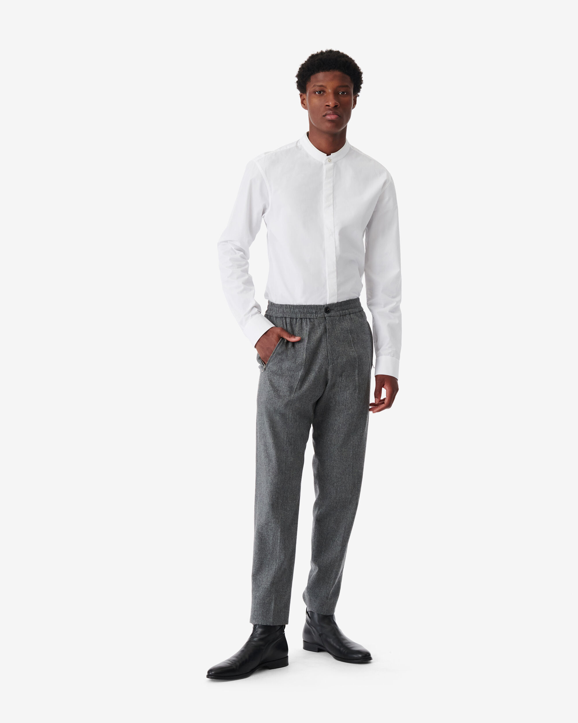 LINDOJOG WOOL BLEND PANTS