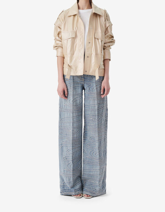 OVERSIZED LEATHER JACKET