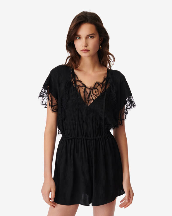 HAKU LACE V-NECK PLAYSUIT