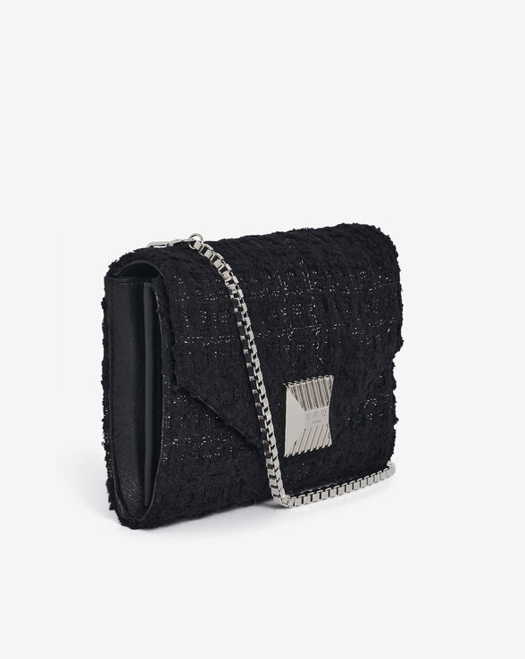 HORU PHONE TWEED BAG WITH CHAIN
