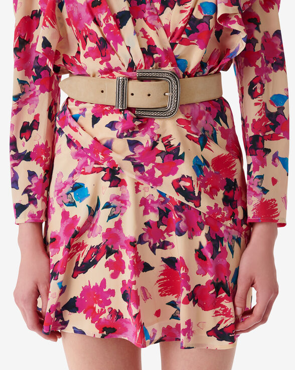 OVIA SUEDE LEATHER BELT
