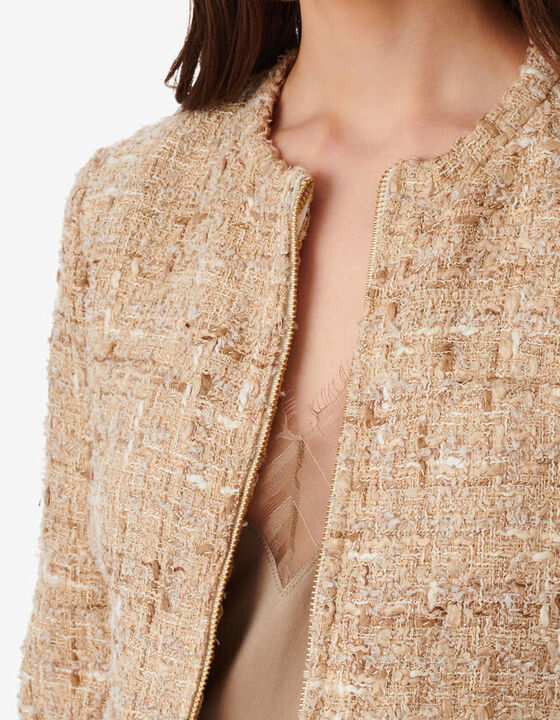 GOLD TWEED JACKET