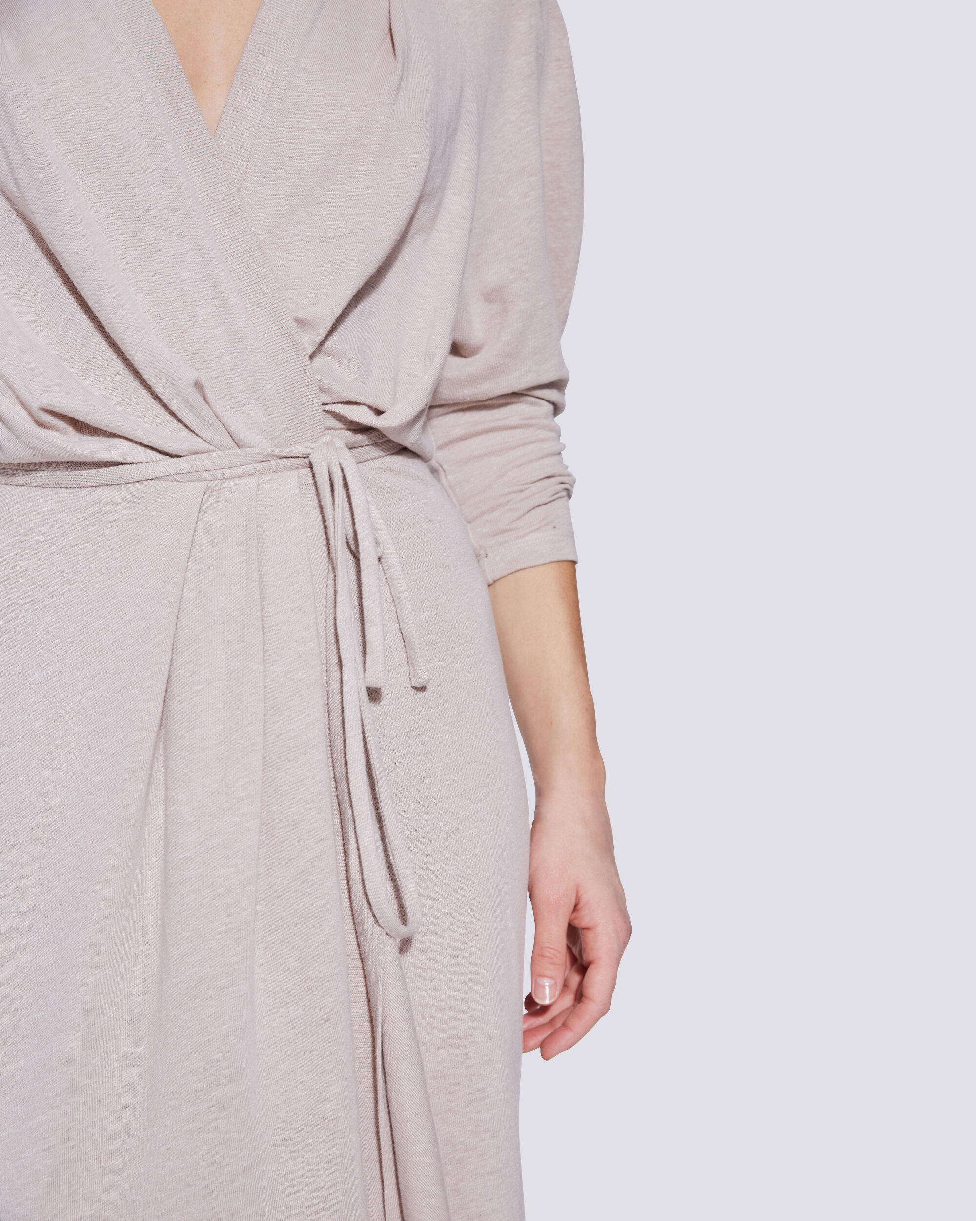 stone wrap dress