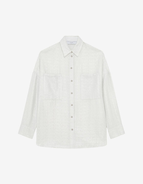 SURCHEMISE EN TWEED LUREX
