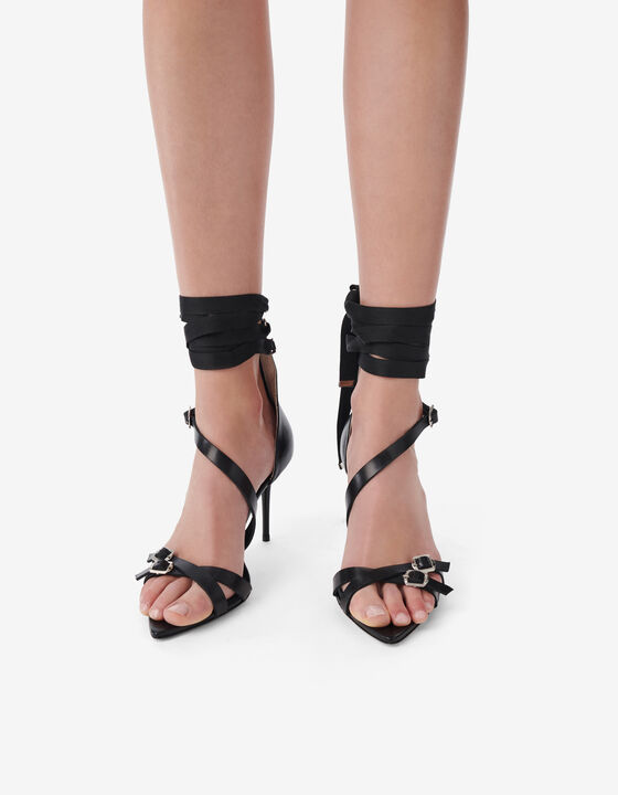 LACE-UP SANDALS