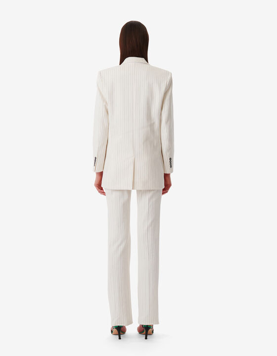 STRIPED SUIT JACKET