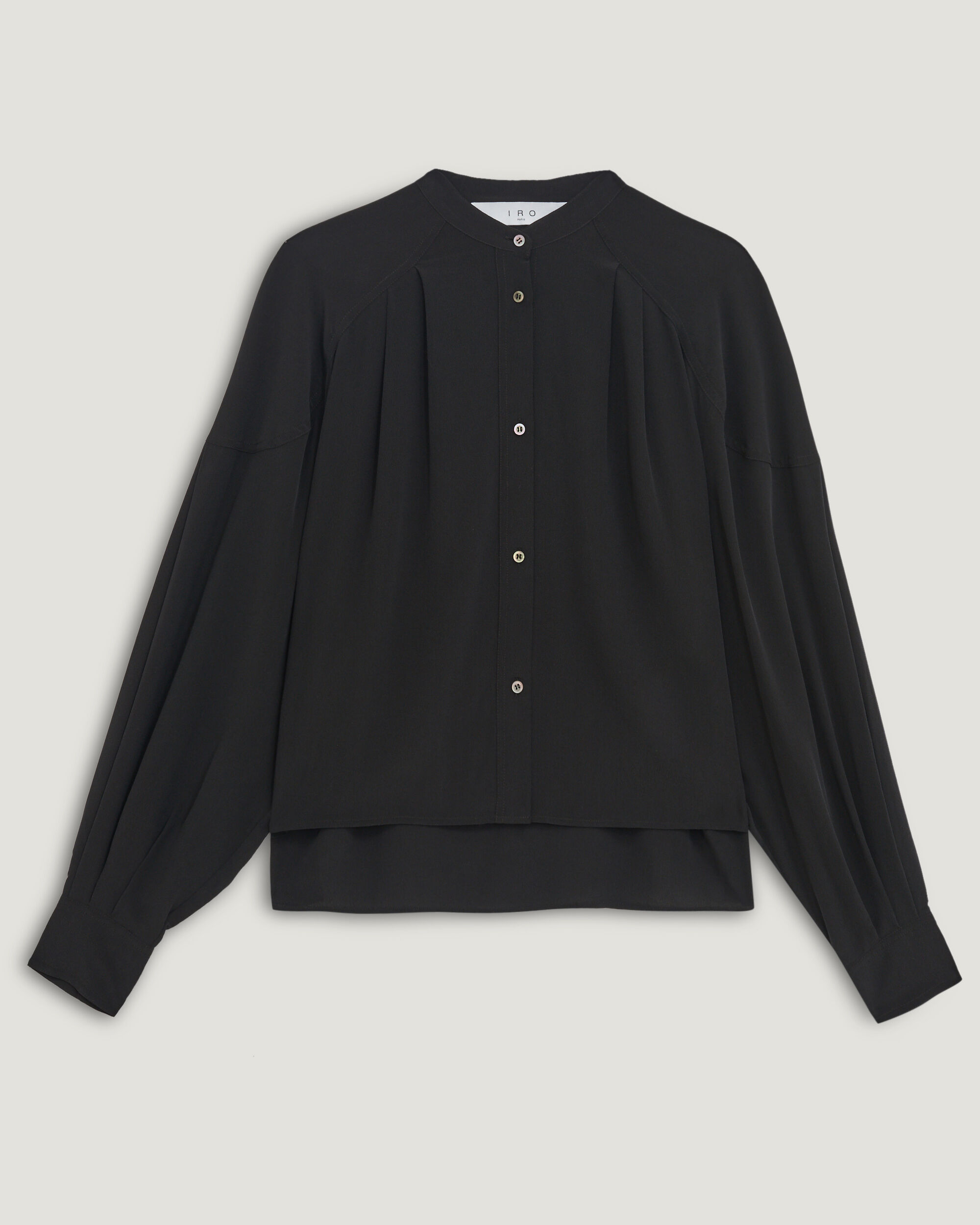 Iro Issa Collarless Button Down Shirt 