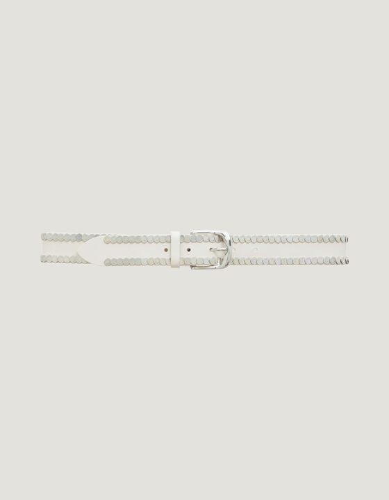 BHAKI SILVER COIN EMBELLISHED BELT